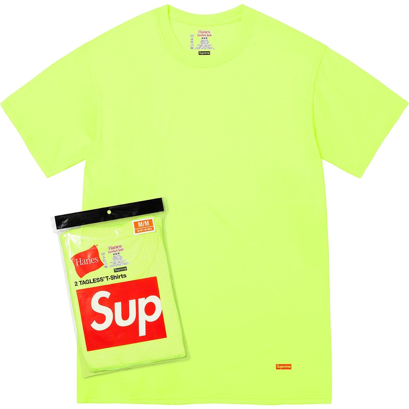 Supreme®/Hanes® Tagless T-shirts (2 Pack) view 4